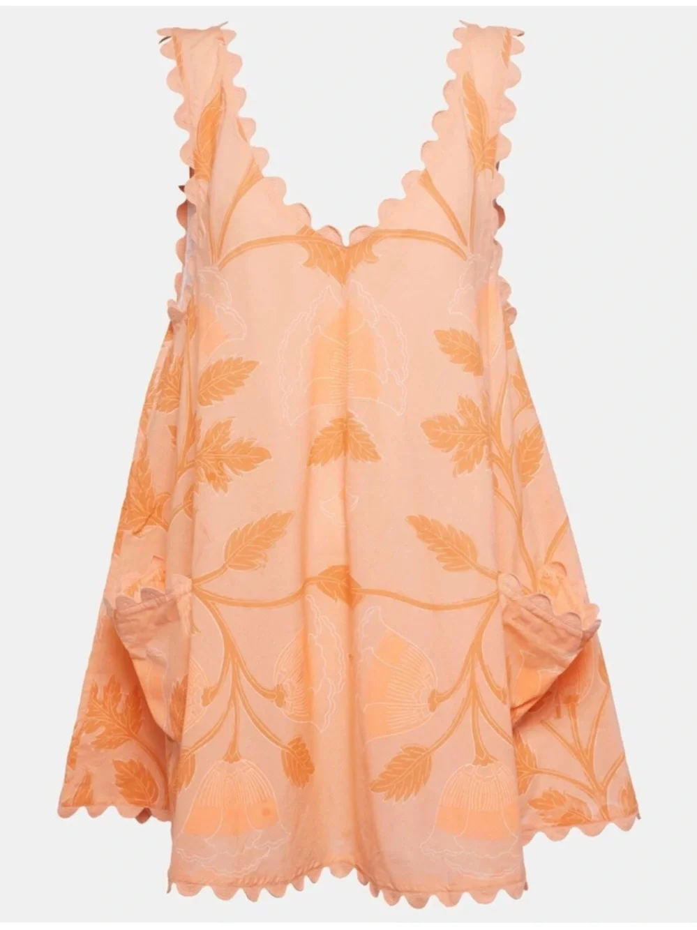 Juliet Dunn Embroidered Cotton Poplin Minidress. - Picture 5 of 8